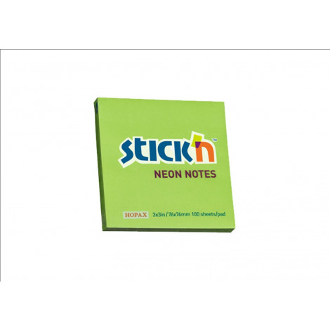 Stick'n 21167 (3 x 3) Neon Lime