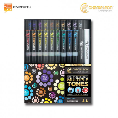 Jual Marker CHAMELEON 22 Pen Deluxe Set