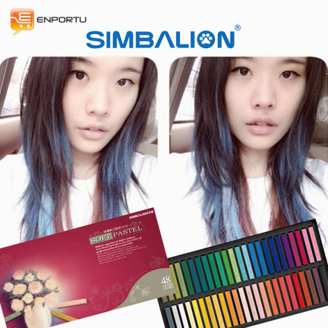 SIMBALION Hair Chalk 48 Colors