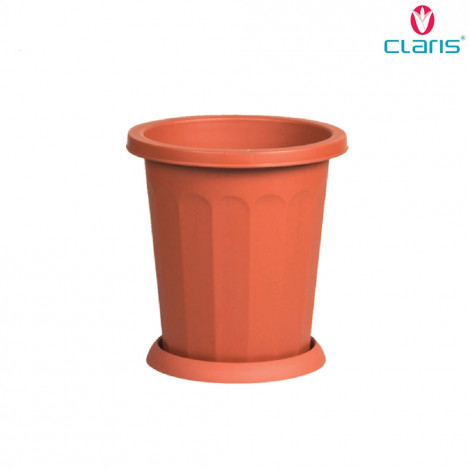 Pot Flora + Tatakan 5719