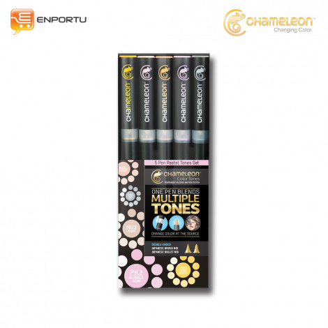 Jual CHAMELEON 5 Pen Pastel Tones Set