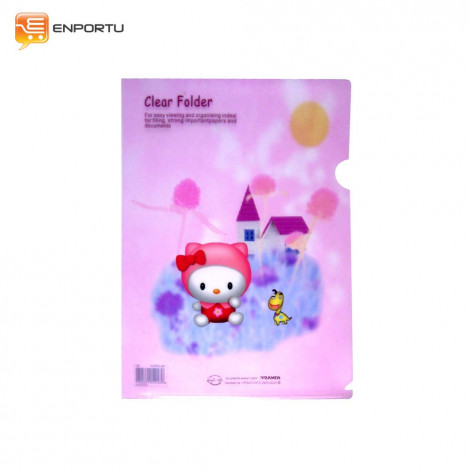 KINARY - Cartoon clear folder (beauty)