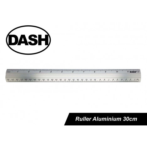 Dash Ruler 30 cm (Aluminium)