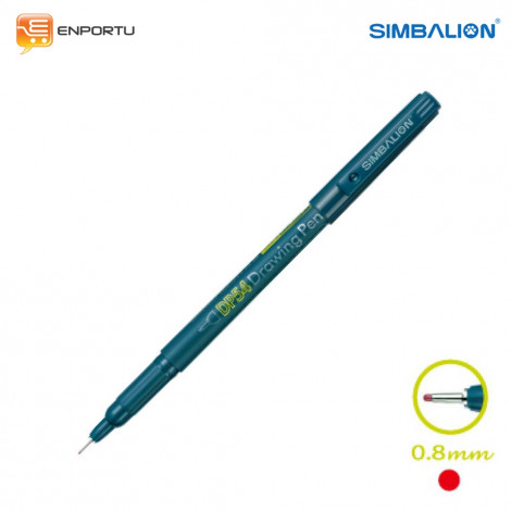 Simbalion Drawing Pen 0.8 mm - RED