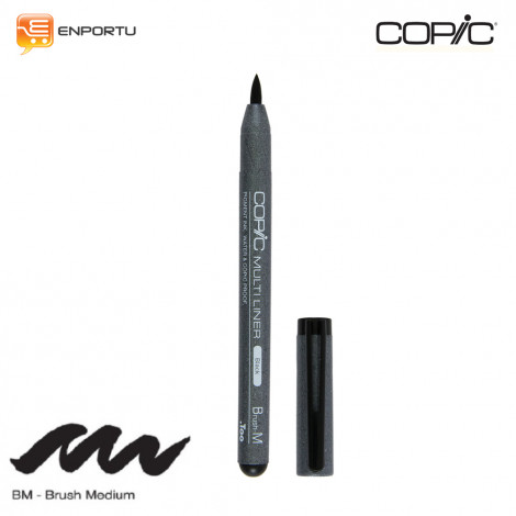 COPIC MULTILINER Black Brush M