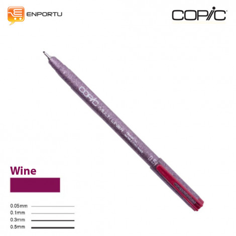 Copic Multiliner Individual Wine 0.1mm