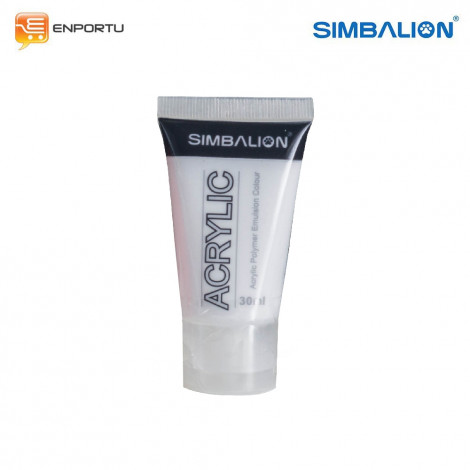 Simbalion Acrylic Color NAC 30 ML - 01 White