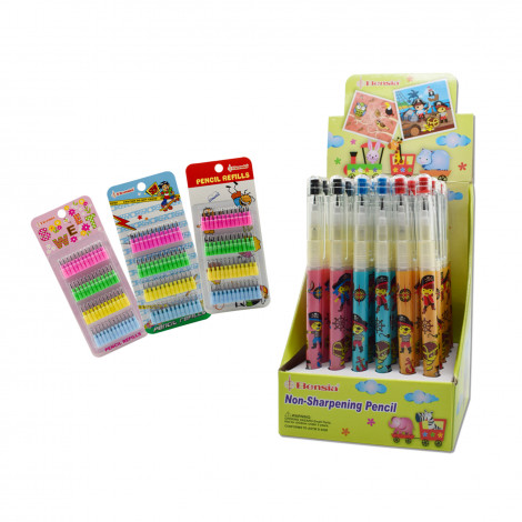 Paket bensia pensil susun PARP-N5 (36 pc) + 3 set reill pensil HGN