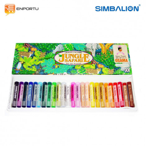 Simbalion Oil Pastel Jungle Paper case OP 25W