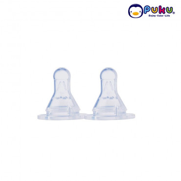 Puku Sillicone Nipple Dot bayi (S) - P10202 [2 Pcs]
