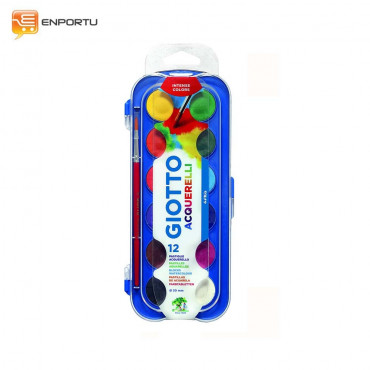 GIOTTO Watercolor Block 30mm 12 Colors 