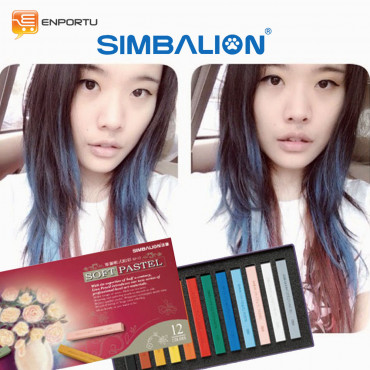 SIMBALION Hair Chalk 12 Colors