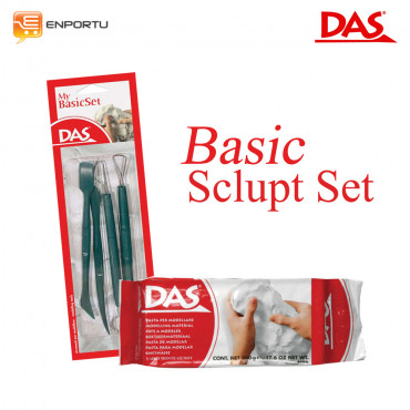 Jual Paket DAS Sculpt Basicl Set White - 500 gr