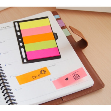 Stick'n Clear Note 21069 Multi Neon Color