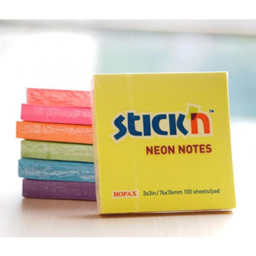 Stick'n 21167 (3 x 3) Neon Lime