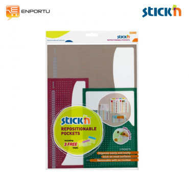 Stick'n Repositionable Pockets 27001 Pocket Pack