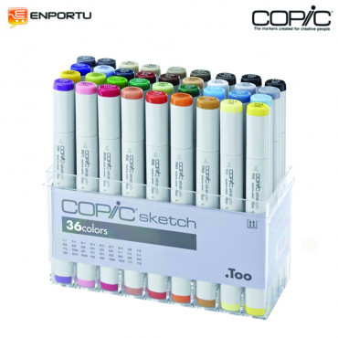 COPIC Sketch Marker 1 Set 36 Colors
