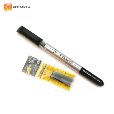TACHIKAWA G- School Black + Refill