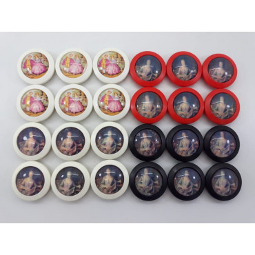 Magnet Kulkas Kristal 3D (isi 18 pcs) Tung shan