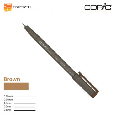 Jual Copic Multiliner Individual Brown 0.3mm
