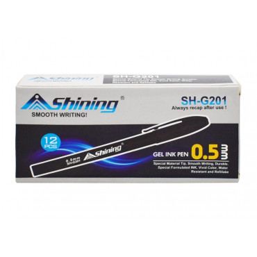 Shining Gel Ink Pen SHG-201 (12 pcs)