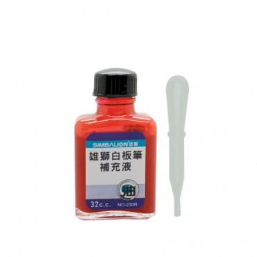 Simbalion Tinta Isi Ulang Spidol Permanent 32 ML - Red Refill Ink