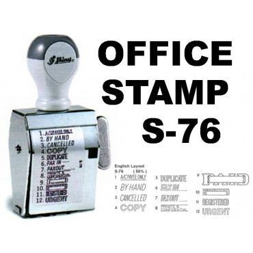 Shiny Stempel OFFICE S-76 